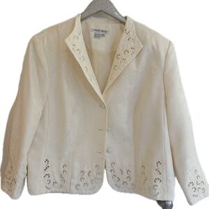 Morgan Miller Women's Elegant Ivory Blazer
